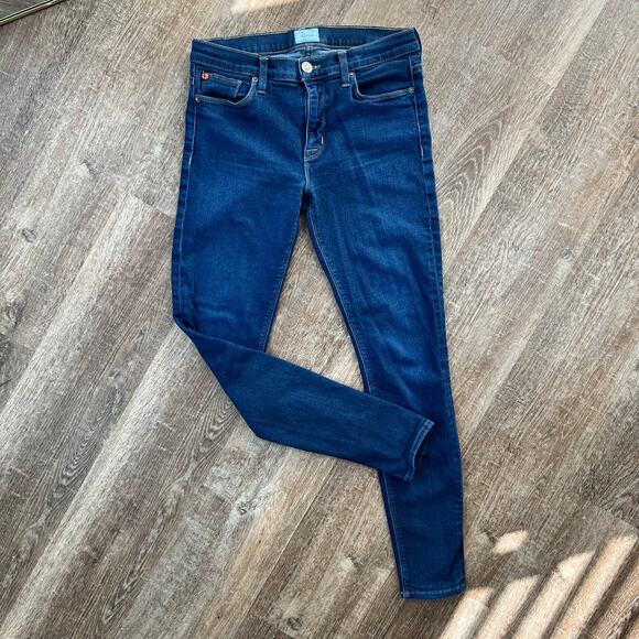 Hudson Nico Super Skinny Midrise Jeans Dark Wash - Picture 2 of 7